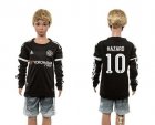 Chelsea #10 Hazard SEC Away Long Sleeves Euro Premium Kid Soccer Club Jersey