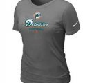 Women Miami Dolphins D.Grey T-Shirt