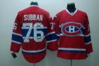nhl montreal canadiens #76 subban red