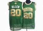 NBA Boston Celtics #20 ALLEN Green[gold number]