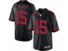 Mens Nike San Francisco 49ers #90 Earl Mitchell Black Vapor Untouchable Limited Player NFL Jersey