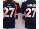 Nike Women Denver Broncos #27 Knowshon Moreno Blue Jerseys