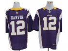 Nike Minnesota Vikings #12 Percy Harvin Purple Elite Jerseys