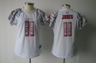 women nfl atlanta falcons #11 jones field flirt fashion white[zebra]