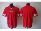 Nike NFL San Francisco 49ers Red Color Blank Jerseys(Elite)