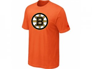 NHL Boston Bruins Big & Tall Logo Orange T-Shirt