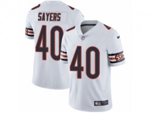 Mens Nike Chicago Bears #40 Gale Sayers Vapor Untouchable Limited White NFL Jersey