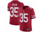 Mens Nike San Francisco 49ers #35 Eric Reid Vapor Untouchable Limited Red Team Color NFL Jersey