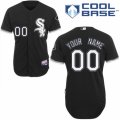 Womens Majestic Chicago White Sox Customized Replica Black Alternate Home Cool Base MLB Jersey