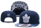 Maple Leafs Team Logo Navy Adjustable Hat YD