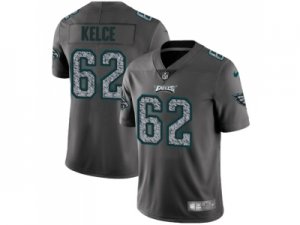 Nike Philadelphia Eagles #62 Jason Kelce Gray Static Men NFL Vapor Untouchable Limited Jersey