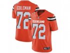 Nike Cleveland Browns #72 Shon Coleman Vapor Untouchable Limited Orange Alternate NFL Jersey