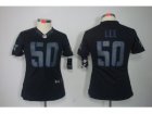 Nike Women Dallas Cowboys #50 Sean Lee black jerseys[impact limited]