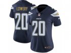 Women Nike Los Angeles Chargers #20 Dwight Lowery Vapor Untouchable Limited Navy Blue Team Color NFL Jersey