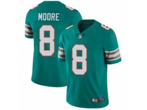 Nike Miami Dolphins #8 Matt Moore Vapor Untouchable Limited Aqua Green Alternate NFL Jersey