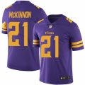 Youth Nike Minnesota Vikings #21 Jerick McKinnon Limited Purple Rush NFL Jersey