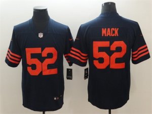 Nike Bears #52 Khalil Mack Navy Throwback Vapor Untouchable Limited Jersey