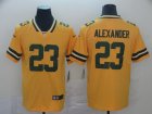 Nike Packers# 23 Jaire Alexander Gold Inverted Legend Limited Jersey