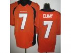 Nike NFL Denver Broncos #7 John Elway orange Jerseys[Elite]