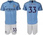 2018-19 Manchester City 33 G.JESUS Home Soccer Jersey