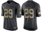 Seattle Seahawks #29 Earl Thomas Anthracite 2016 Salute to Service Limited Jersey