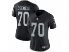 Women Nike Oakland Raiders #70 Kelechi Osemele Vapor Untouchable Limited Black Team Color NFL Jersey