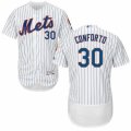 Mens Majestic New York Mets #30 Michael Conforto White Flexbase Authentic Collection MLB Jersey