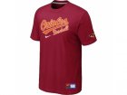 Baltimore Orioles Red Nike Short Sleeve Practice T-Shirt