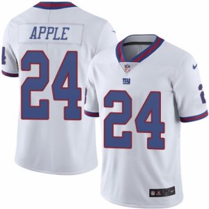 Mens Nike New York Giants #24 Eli Apple Limited White Rush NFL Jersey