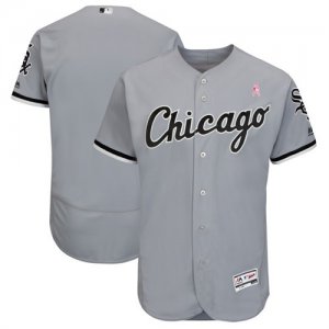 Men Chicago Cubs Blank Gray 2018 Mother\'s Day Flexbase Jersey