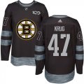Mens Boston Bruins #47 Torey Krug Black 1917-2017 100th Anniversary Stitched NHL Jersey
