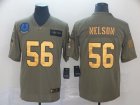 Nike Colts #56 Quenton Nelson 2019 Olive Gold Salute To Service Limited Jersey