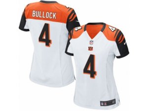 Women Nike Cincinnati Bengals #4 Randy Bullock Limited White NFL Jersey