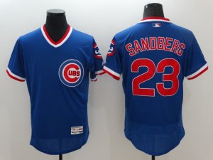 mlb jerseys chicago cubs #23 sandberg blue m&n jerseys