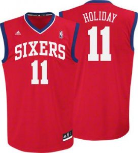 nba Philadelphia 76ers #11 Holiday Red