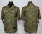 Nike Dolphins #91 Cameron Wake Camo Slaute To Service Limited Jersey