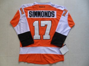 nhl philadelphia flyers #17 simmonds orange[white number][simmonds]