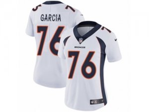 Women Nike Denver Broncos #76 Max Garcia Vapor Untouchable Limited White NFL Jersey