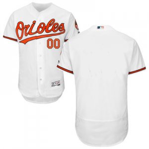 2016 Men Baltimore Orioles Majestic White Flexbase Authentic Collection Team Jersey