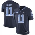 North Carolina Tar Heels 11 Nathan Elliott Black College Football Jersey