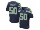 Nike jerseys seattle seahawks #50 wright blue[Elite]