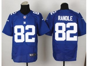 Nike New York Giants #82 Rueben Randle blue Jerseys(Elite)