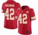 Nike Chiefs #42 Sherman Red 2020 Super Bowl LIV Vapor Untouchable Limited Jersey