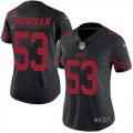 Womens Nike San Francisco 49ers #53 NaVorro Bowman Black Stitched NFL Limited Rush Jersey
