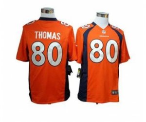 Nike jerseys denver broncos #80 thomas orange[game]