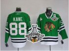 nhl jerseys chicago blackhawks #88 kane green[2013 Stanley cup champions]