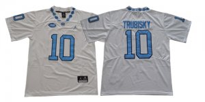 North Carolina Tar Heels 10 Mitch Trubisky White College Football Jersey