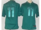 Nike Miami Dolphins #11 Mike Wallace Green Jerseys(Drenched Limited)