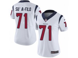 Women Nike Houston Texans #71 Xavier Su\'a-Filo Vapor Untouchable Limited White NFL Jersey