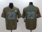 Nike Dolphins #23 Jay Ajayi Olive Salute To Service Limited Jersey